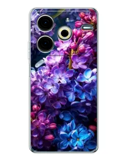Чохол для TECNO Pova 7 Pro з картинкою «Бузковий цвіт»
