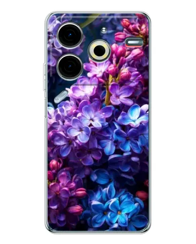 Чохол для TECNO Pova 7 Pro з картинкою «Бузковий цвіт»