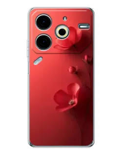 Чохол для TECNO Pova 7 Pro з картинкою «Макові суцвіття»