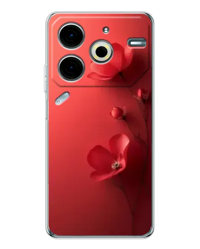 Чохол для TECNO Pova 7 Pro з картинкою «Макові суцвіття»