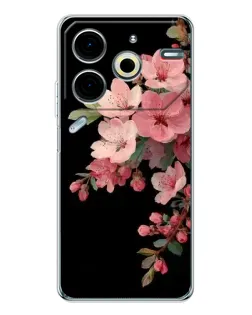 Чохол для TECNO Pova 7 Pro з картинкою «Рожева гілка сакури»