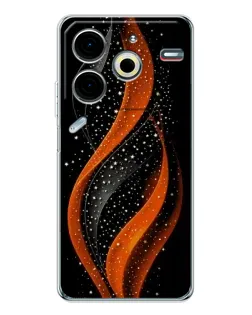 Чохол для TECNO Pova 7 Pro з картинкою «Вогняна зоряна хвиля»