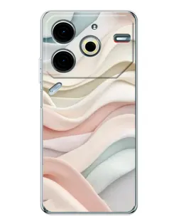 Чохол для TECNO Pova 7 Pro з картинкою «Пастельні ніжні хвилі»