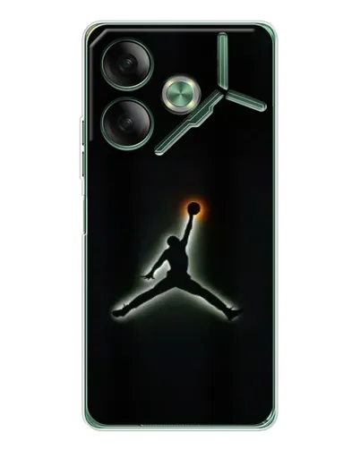 Чехол для TECNO Pova 7 Ultra с картинкой «Jordan Gradient Logo»