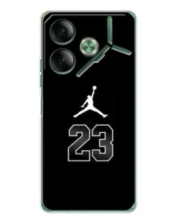 Чехол для TECNO Pova 7 Ultra с картинкой «Jordan Flight 23»