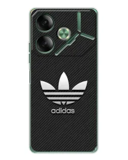 Чехол для TECNO Pova 7 Ultra с картинкой «Adidas Карбоновая текстура»