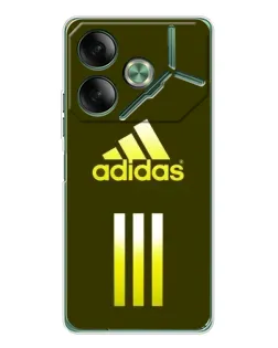 Чехол для TECNO Pova 7 Ultra с картинкой «Оливковый градиент Adidas»