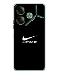 Чехол для TECNO Pova 7 Ultra с картинкой «Минимализм от Nike»