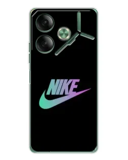 Чехол для TECNO Pova 7 Ultra с картинкой «Nike — городская ночь»