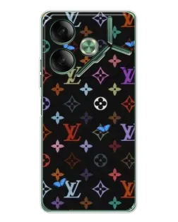 Чехол для TECNO Pova 7 Ultra с картинкой «Цветная монограмма LV»