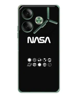 Чехол для TECNO Pova 7 Ultra с картинкой «NASA — технический принт» Чехол для TECNO Pova 7 Ultra с картинкой «NASA — технический принт»