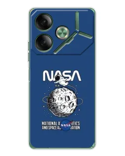 Чехол для TECNO Pova 7 Ultra с картинкой «NASA — лунная миссия» Чехол для TECNO Pova 7 Ultra с картинкой «NASA — лунная миссия»