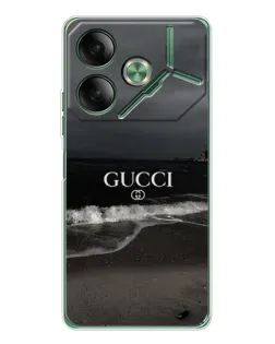 Чехол для TECNO Pova 7 Ultra с картинкой «Gucci — морской прибой»