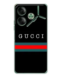 Чехол для TECNO Pova 7 Ultra с картинкой «Gucci — красный пояс»