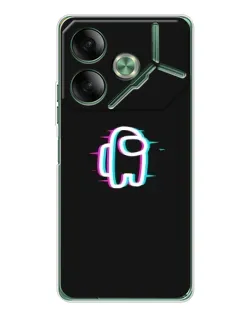 Чехол для TECNO Pova 7 Ultra с картинкой «Among Us неон» Чехол для TECNO Pova 7 Ultra с картинкой «Among Us неон»