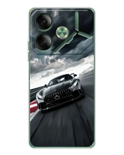 Чехол для TECNO Pova 7 Ultra с картинкой «Гоночный Mercedes AMG» Чехол для TECNO Pova 7 Ultra с картинкой «Гоночный Mercedes AMG»