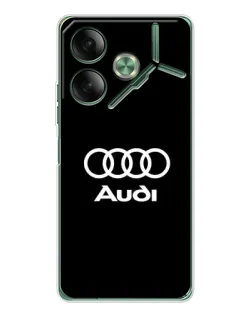 Чехол для TECNO Pova 7 Ultra с картинкой «Классическое лого Audi»