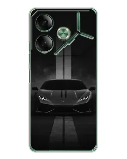 Чехол для TECNO Pova 7 Ultra с картинкой «Lamborghini симметрия дорог» Чехол для TECNO Pova 7 Ultra с картинкой «Lamborghini симметрия дорог»