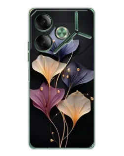 Чехол для TECNO Pova 7 Ultra с картинкой «Лиловые цветы грации»