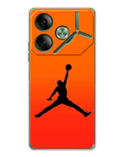 Чехол для TECNO Pova 7 с картинкой «Jordan Sunset»