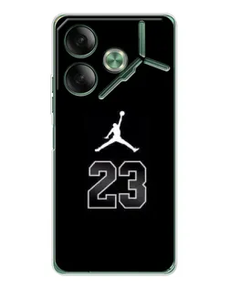 Чехол для TECNO Pova 7 с картинкой «Jordan Flight 23»