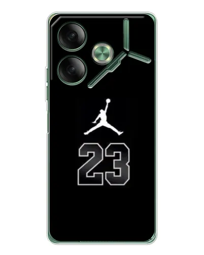 Чехол для TECNO Pova 7 с картинкой «Jordan Flight 23»