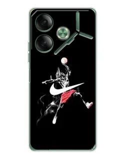 Чехол для TECNO Pova 7 с картинкой «Jordan Jumpman»