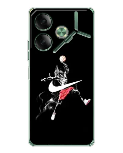 Чехол для TECNO Pova 7 с картинкой «Jordan Jumpman»