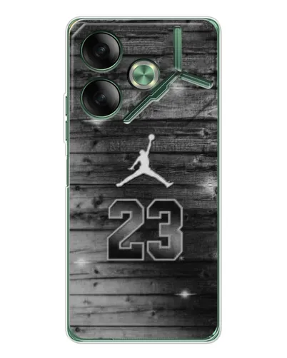 Чехол для TECNO Pova 7 с картинкой «Jordan Carbon 23»