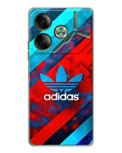 Чехол для TECNO Pova 7 с картинкой «Абстракция Adidas»