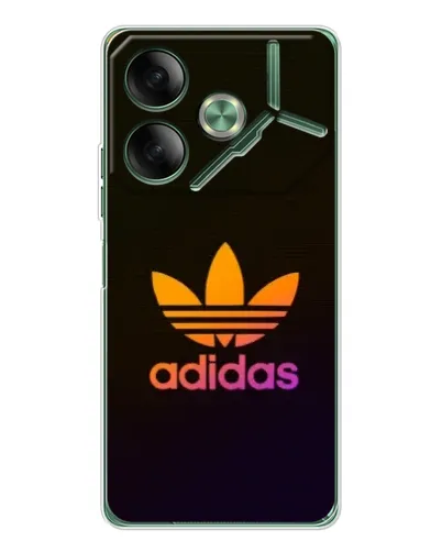 Чехол для TECNO Pova 7 с картинкой «Градиент Adidas»