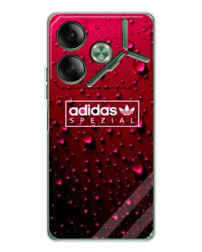 Чехол для TECNO Pova 7 с картинкой «Adidas Gold Marble»