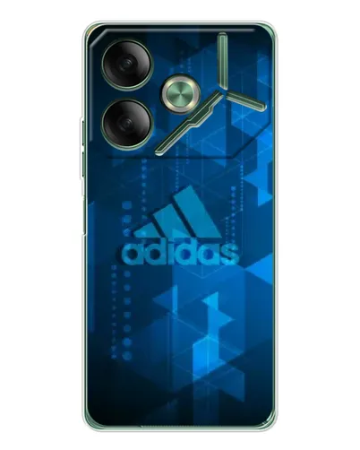 Чехол для TECNO Pova 7 с картинкой «Adidas Sport Art»