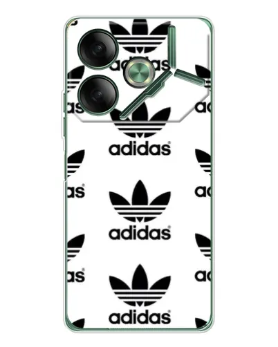Чехол для TECNO Pova 7 с картинкой «Adidas Pattern»