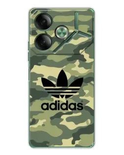 Чохол для TECNO Pova 7 з картинкою «Мілітарі стиль Adidas» Чохол для TECNO Pova 7 з картинкою «Мілітарі стиль Adidas»