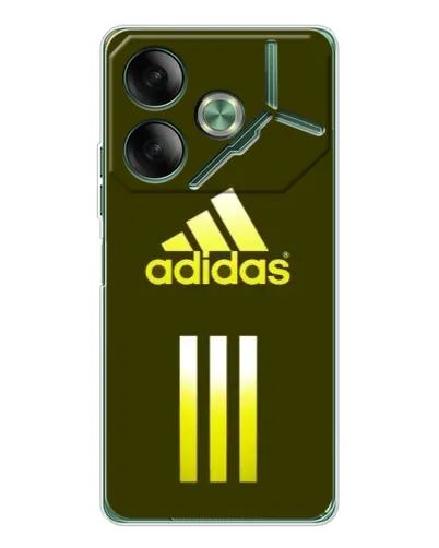 Чехол для TECNO Pova 7 с картинкой «Оливковый градиент Adidas»