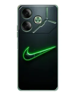 Чохол для TECNO Pova 7 з картинкою «Неоновий контур Nike» Чохол для TECNO Pova 7 з картинкою «Неоновий контур Nike»