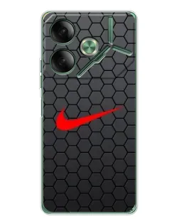 Чохол для TECNO Pova 7 з картинкою «Nike — карбонова сітка» Чохол для TECNO Pova 7 з картинкою «Nike — карбонова сітка»
