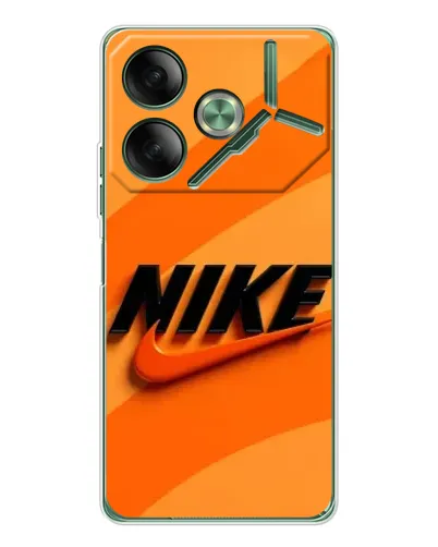 Чехол для TECNO Pova 7 с картинкой «Оранжевый драйв Nike» Чехол для TECNO Pova 7 с картинкой «Оранжевый драйв Nike»