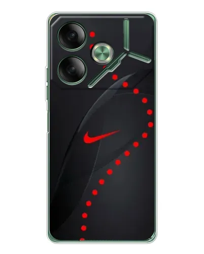 Чехол для TECNO Pova 7 с картинкой «Абстрактный дизайн Nike» Чехол для TECNO Pova 7 с картинкой «Абстрактный дизайн Nike»