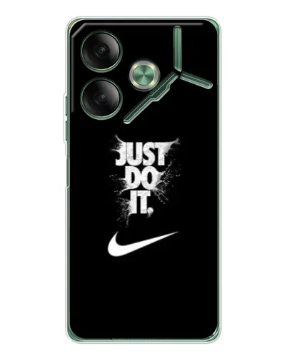 Чехол для TECNO Pova 7 с картинкой «Текстовый принт Nike» Чехол для TECNO Pova 7 с картинкой «Текстовый принт Nike»