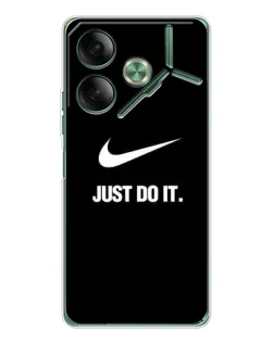 Чехол для TECNO Pova 7 с картинкой «Классический принт Nike» Чехол для TECNO Pova 7 с картинкой «Классический принт Nike»
