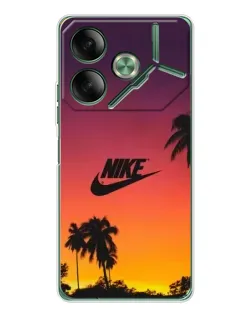 Чехол для TECNO Pova 7 с картинкой «Nike на закате солнца» Чехол для TECNO Pova 7 с картинкой «Nike на закате солнца»