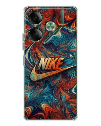 Чехол для TECNO Pova 7 с картинкой «Nike в абстракции» Чехол для TECNO Pova 7 с картинкой «Nike в абстракции»