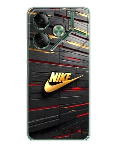 Чехол для TECNO Pova 7 с картинкой «Золотой Nike на металле» Чехол для TECNO Pova 7 с картинкой «Золотой Nike на металле»