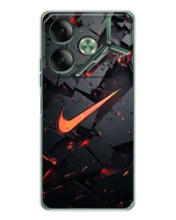 Чехол для TECNO Pova 7 с картинкой «Nike — эффект разломов» Чехол для TECNO Pova 7 с картинкой «Nike — эффект разломов»