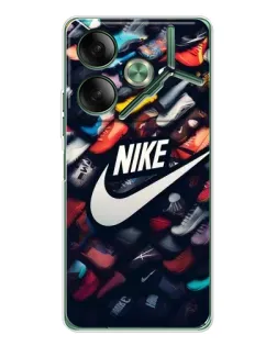 Чехол для TECNO Pova 7 с картинкой «Коллекция кроссовок Nike» Чехол для TECNO Pova 7 с картинкой «Коллекция кроссовок Nike»