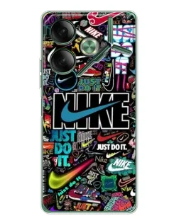 Чехол для TECNO Pova 7 с картинкой «Яркий коллаж Nike» Чехол для TECNO Pova 7 с картинкой «Яркий коллаж Nike»