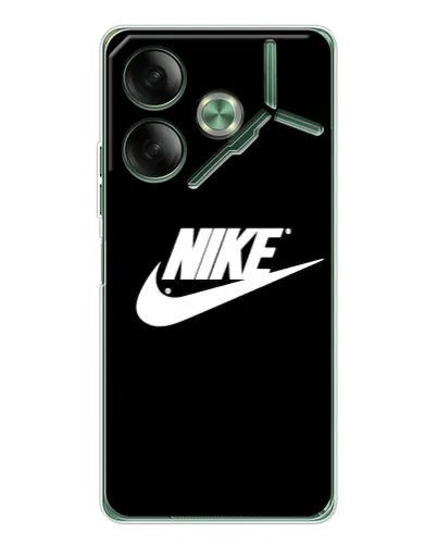 Чехол для TECNO Pova 7 с картинкой «Мазки краски Nike» Чехол для TECNO Pova 7 с картинкой «Мазки краски Nike»