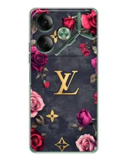 Чохол для TECNO Pova 7 з картинкою «Квітковий Louis Vuitton» Чохол для TECNO Pova 7 з картинкою «Квітковий Louis Vuitton»